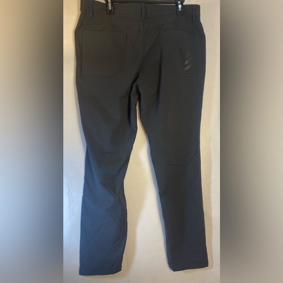 Adidas Golf Adicross Men’s Stretch Pants - Dark Grey / Black Size 36x32 - Picture 3 of 10
